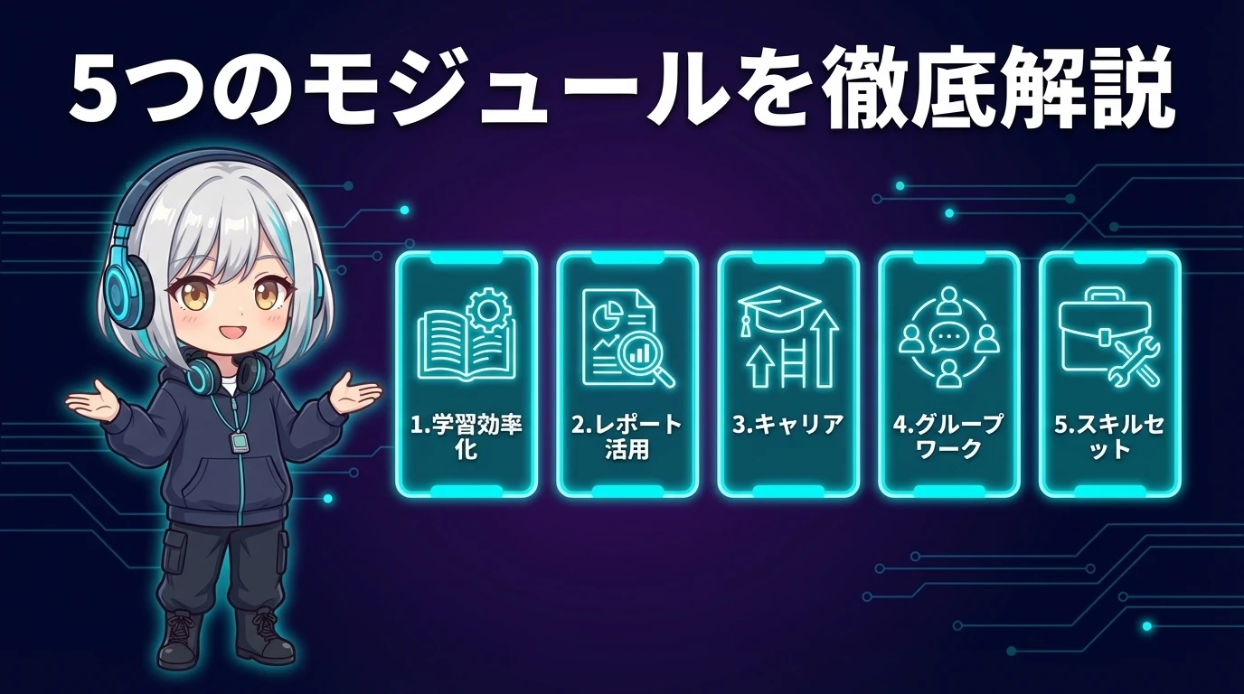 5つのモジュールの徹底解説