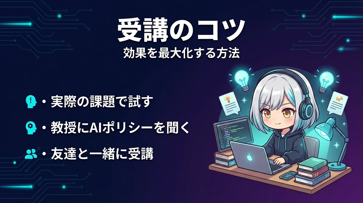 受講のコツと効果を最大化する方法