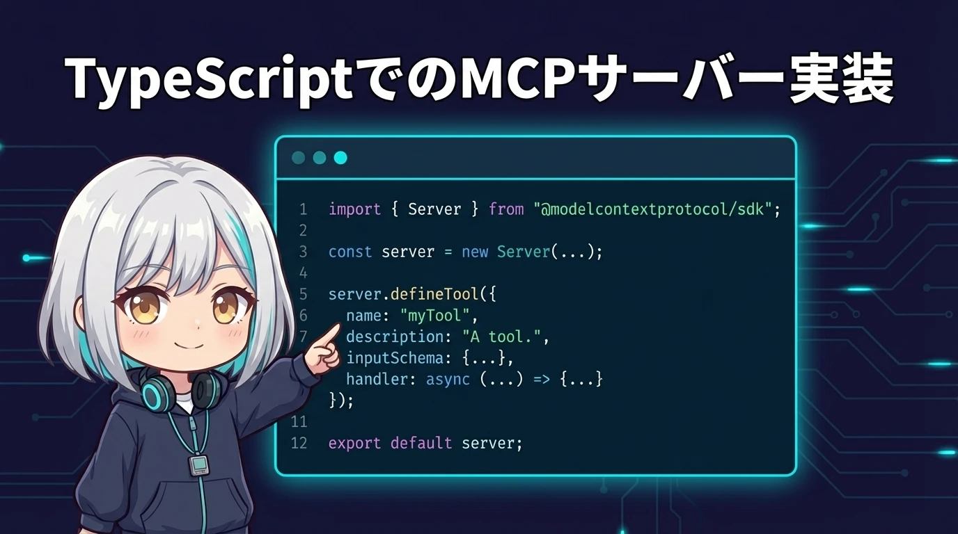 TypeScriptでのMCPサーバー実装例