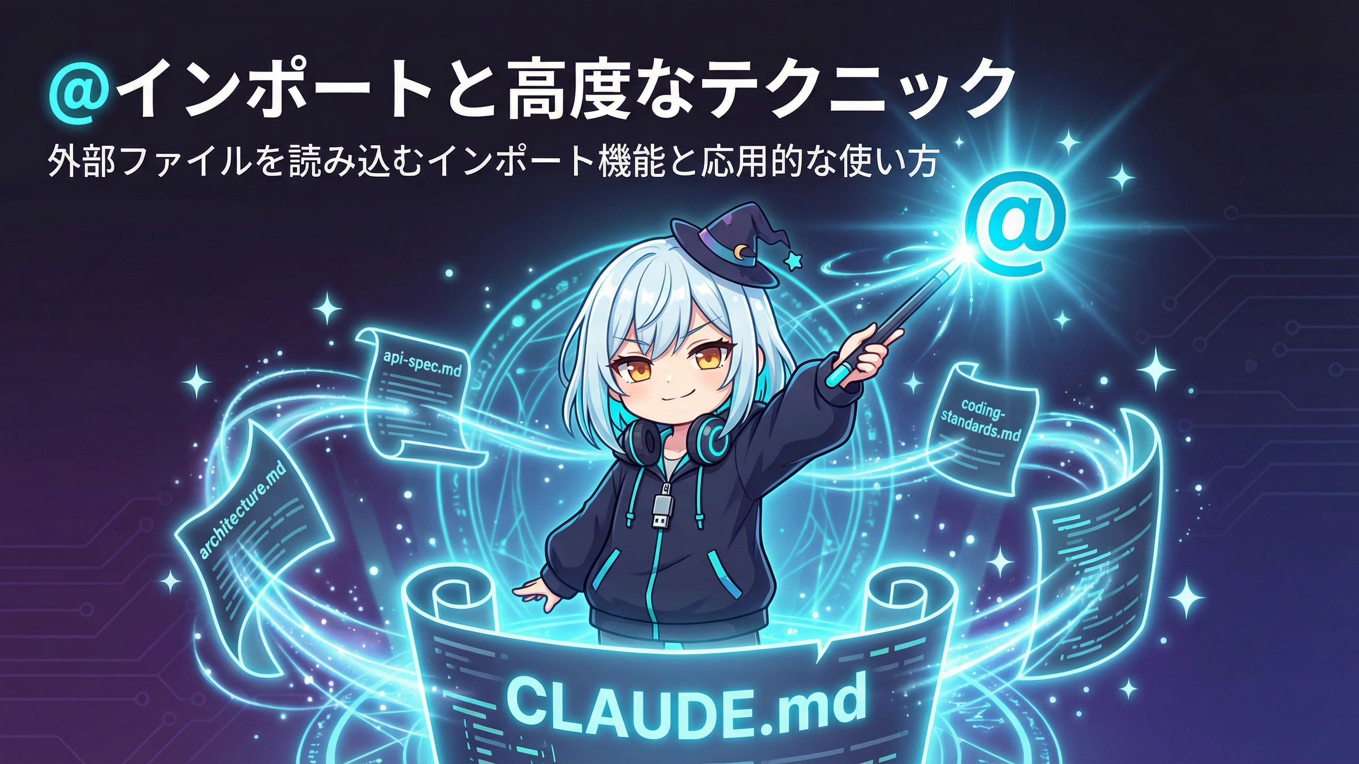 @インポートと高度なテクニック