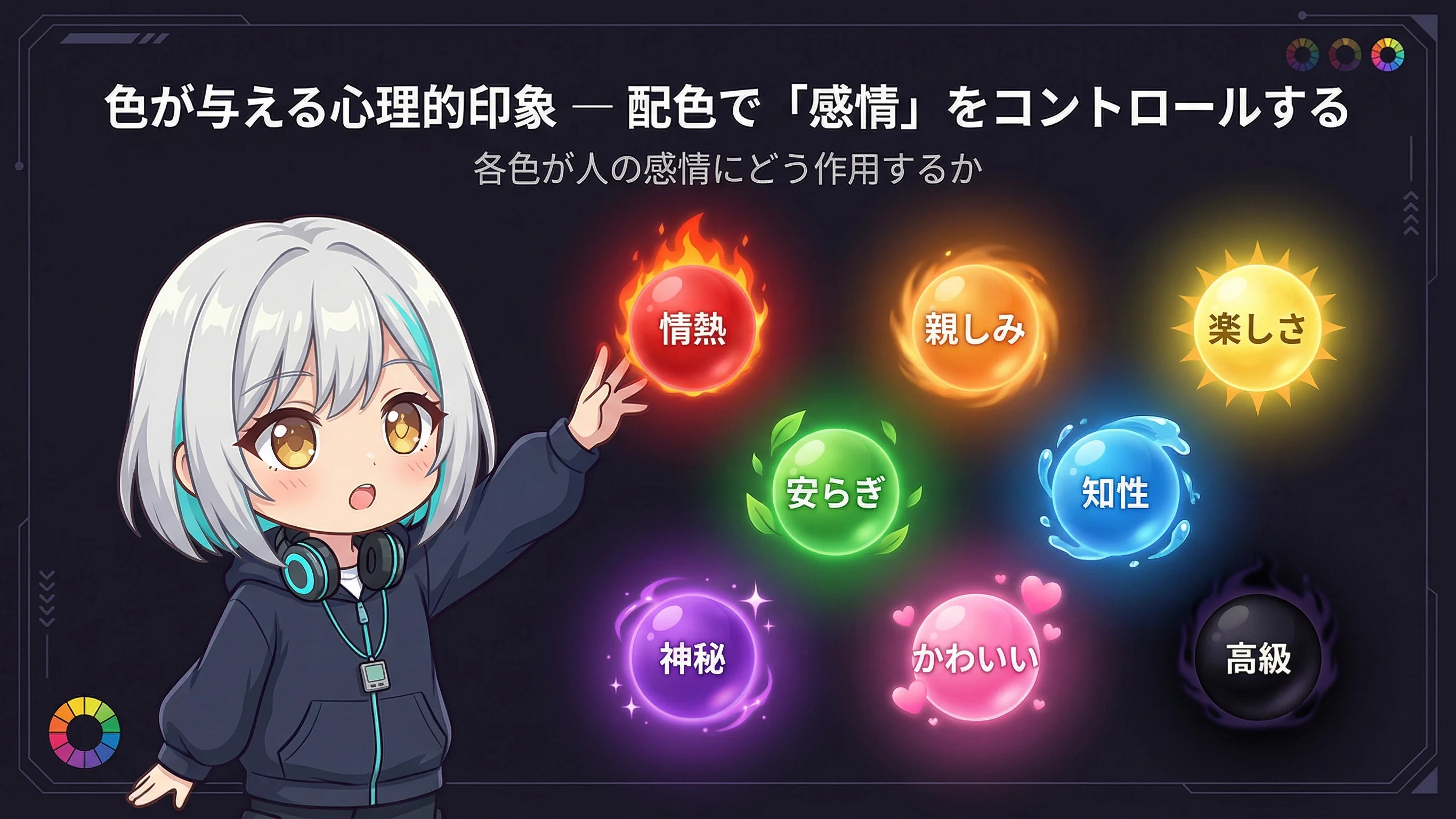 色が与える心理的印象