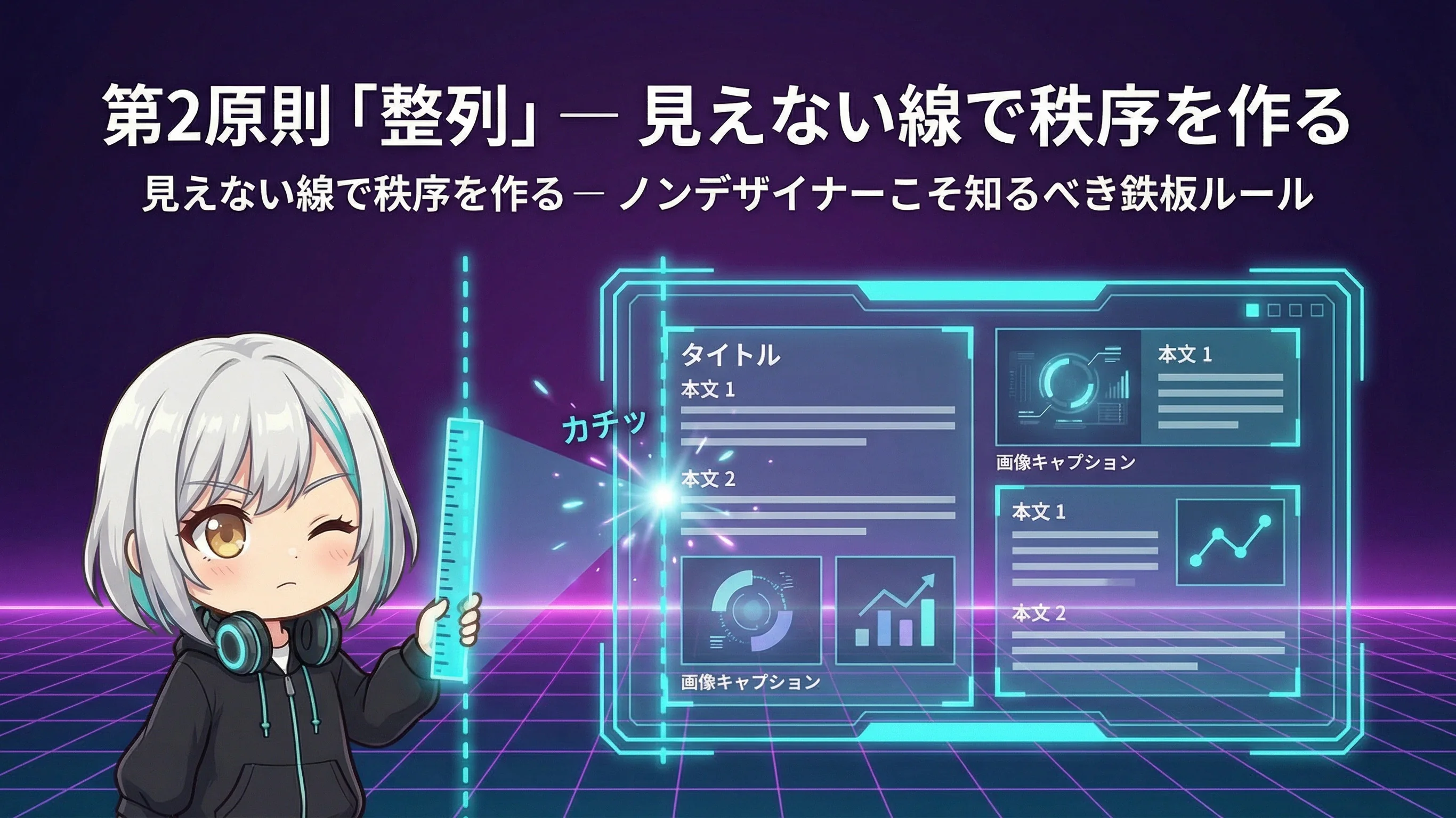 整列の原則 — 見えない線で秩序を