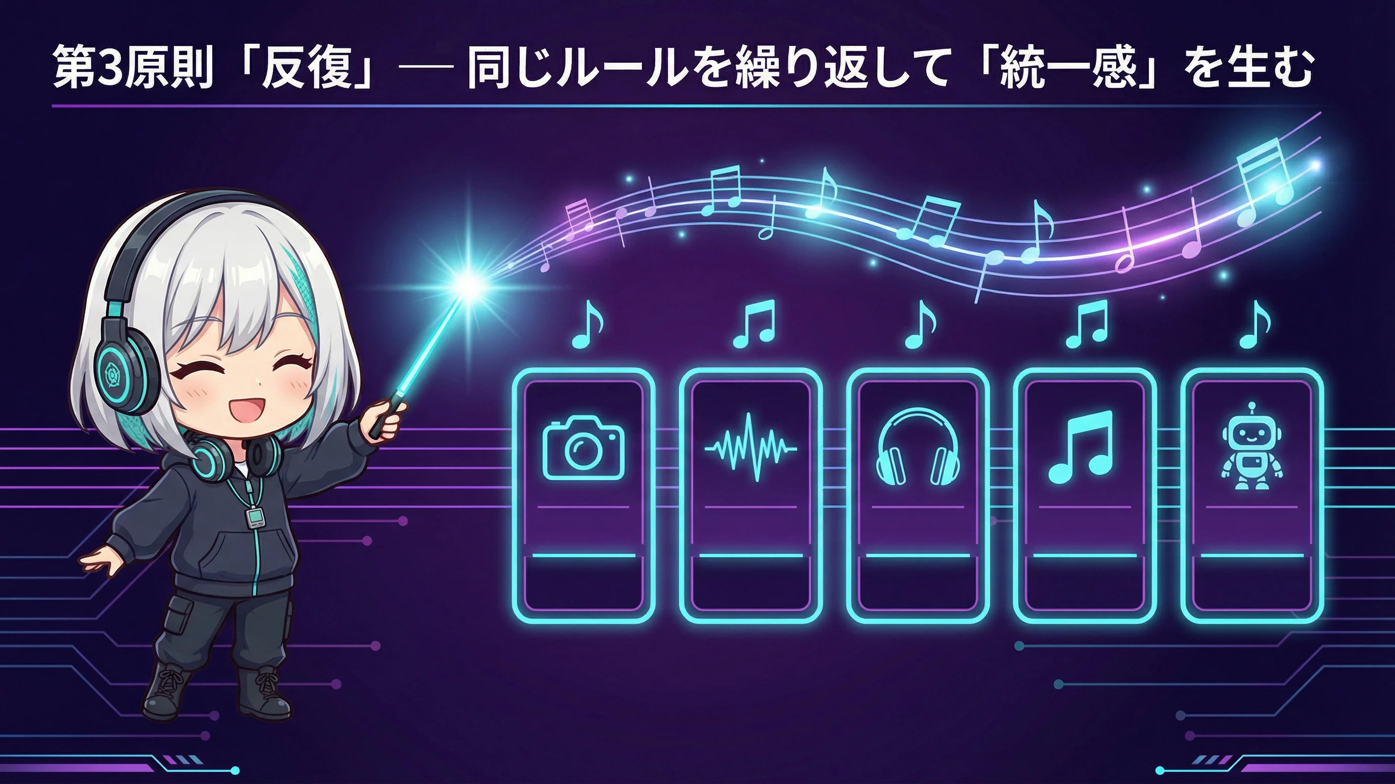 反復の原則 — 同じルールを繰り返す