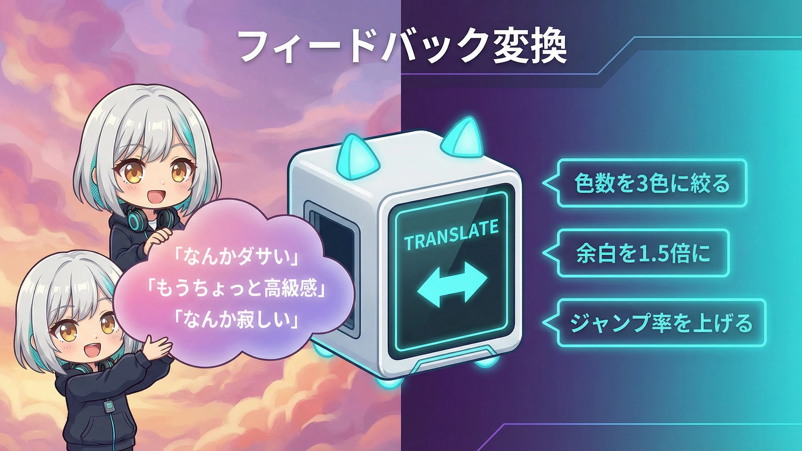 フィードバック変換術