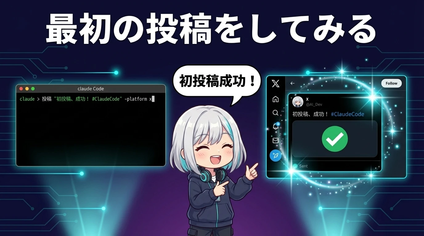 Claude Codeからの初投稿