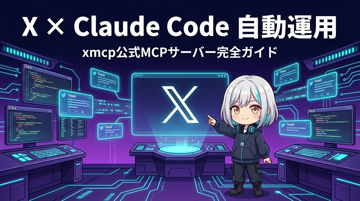 X公式MCPサーバーでClaude CodeからXを自動運用する方法